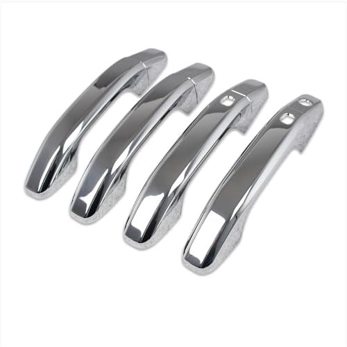 Beautost Fit for Chevrolet Silverado 2019 2020 2021 2022 2023 2024 2025 2026 Colorado 2024 2025 2026 Exterior Door Handle Cover Trims Chrome - Image 1