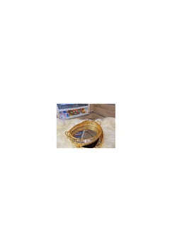 Generic 2-piece tray set with mirrors Very chic oval pompeii  30 cm  35 cm  - Image 1
