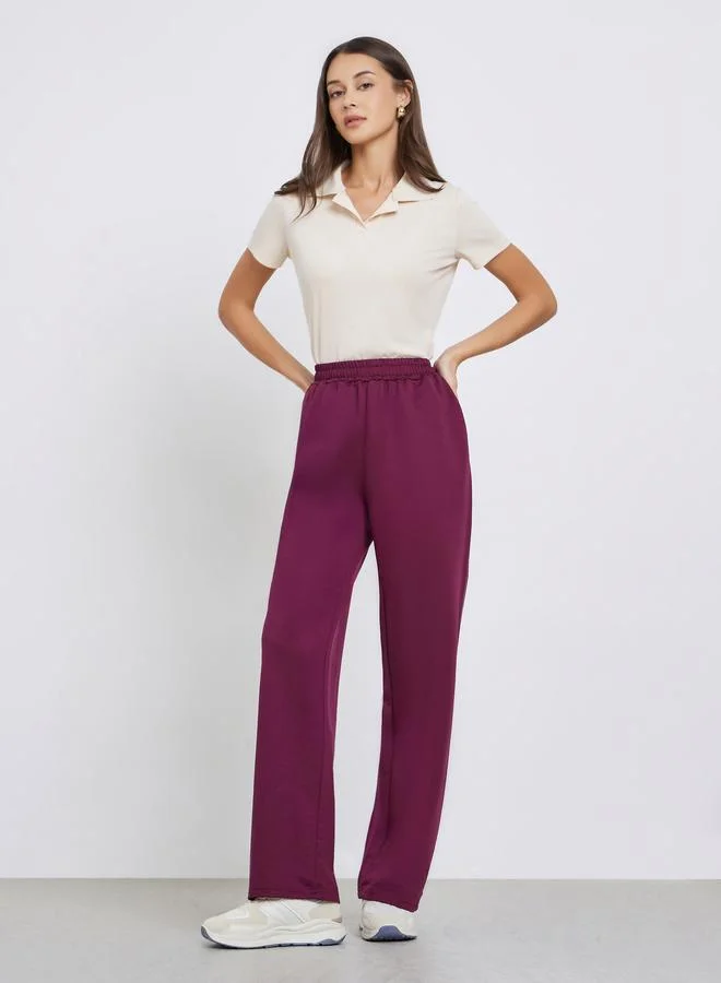 ستايلي جوغر بقصة أرجل مستقيمة