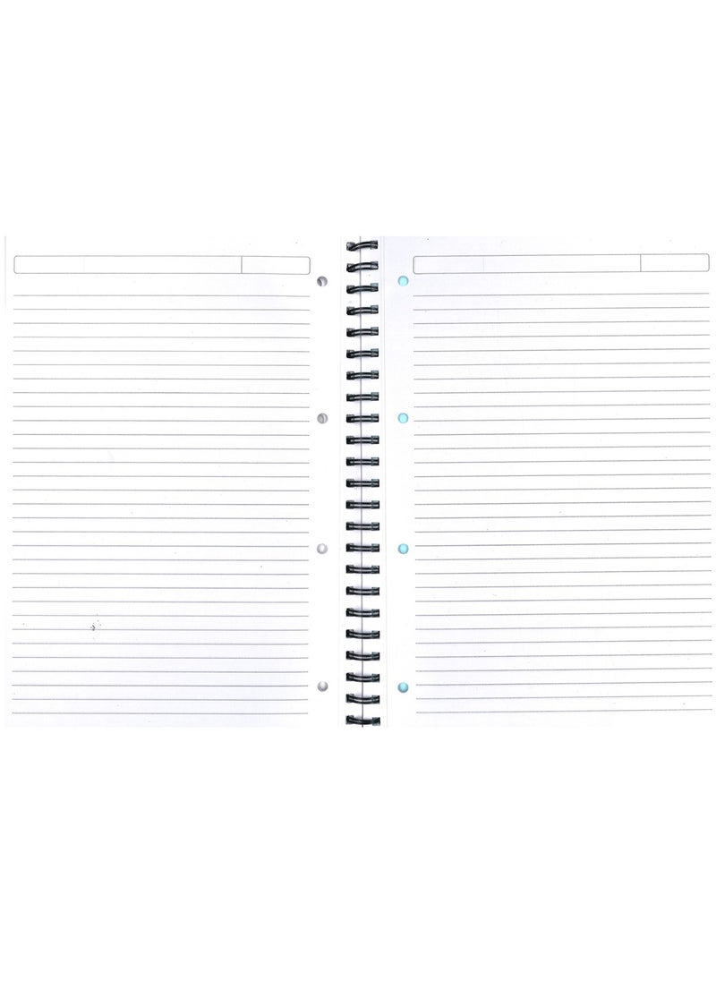 Psi - A4 Size University Notebook With Five Subject Divisons 200 Sheets - Image 1