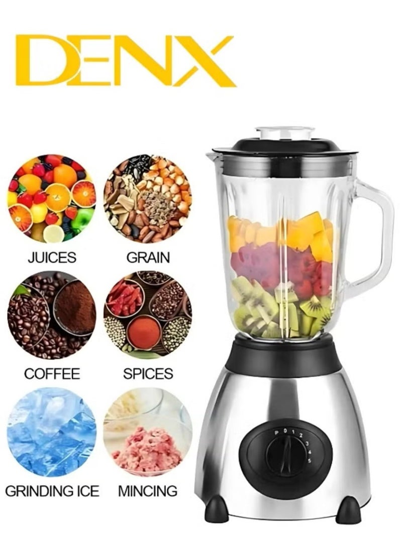 Denx 1.5L 1800W 5-Speed ​​Electric Blender - Image 2