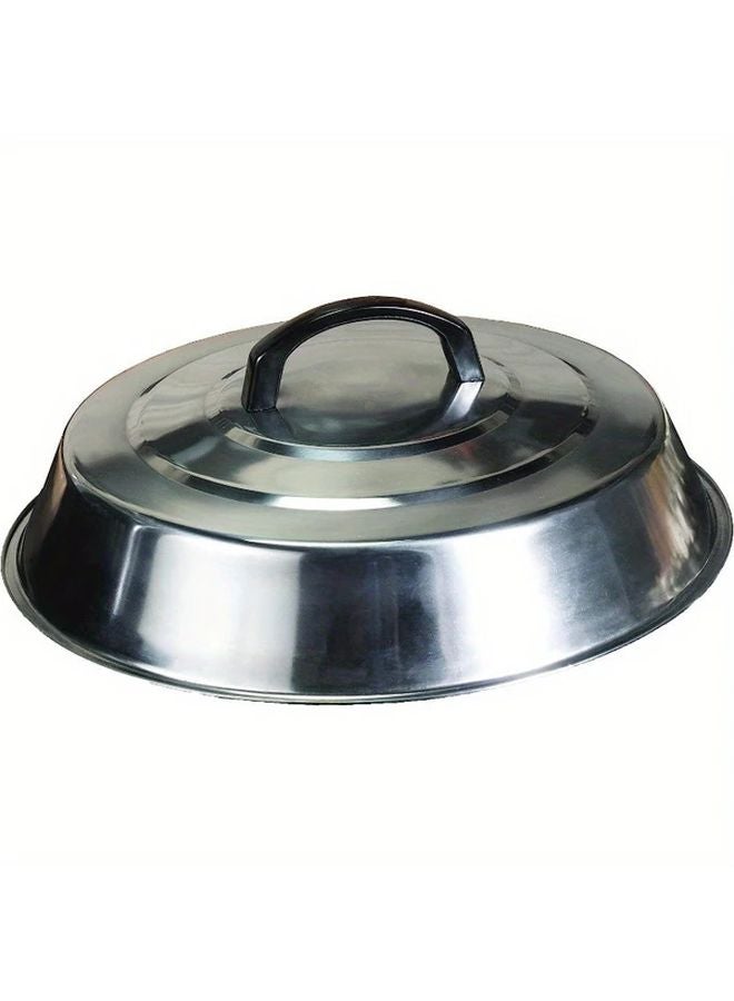 Stainless Steel Basting Cover 12 6 Inch Cheese Melting Dome For Flat Top Grill - Image 1