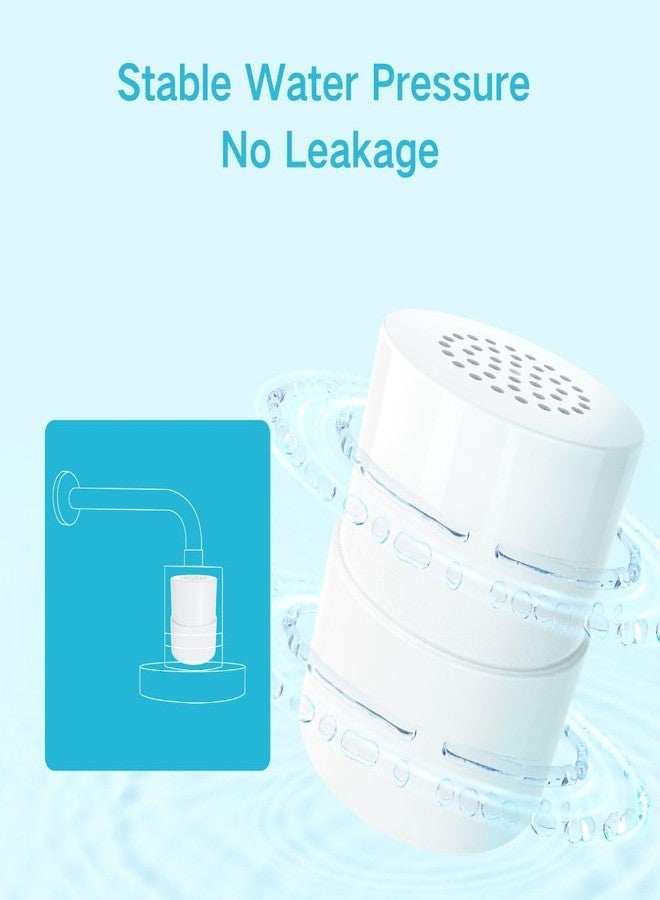AquaCrest فلتر استبدال AQUA CREST لرأس الدش JOLIE® المُصفى، cartridge استبدال فلتر دش عالي الضغط لشعر وبشرة أكثر صحة، عبوة من 3 - Image 2