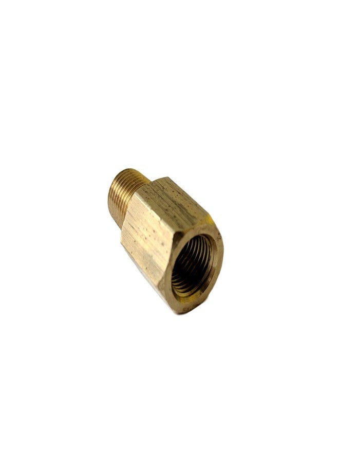 LockNLube Metric 10x1 (f) to 1/8" NPT (m) Adapter - Image 1