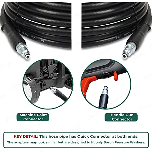 VMTC Hose Pipe Compatible with Black + Decker High Pressure Car Washer Accessory (5 Metre) - Image 3