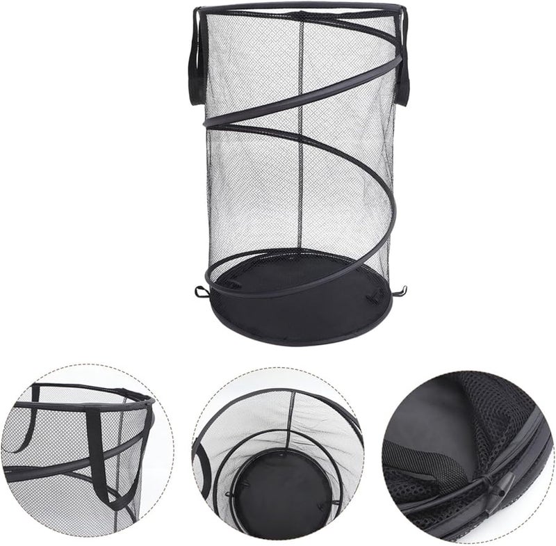 حقيبة غسيل كبيرة قابلة للطي بمقابض، سلة تخزين من البوليستر للمنزل، غرفة النوم، الحمام - Image 4