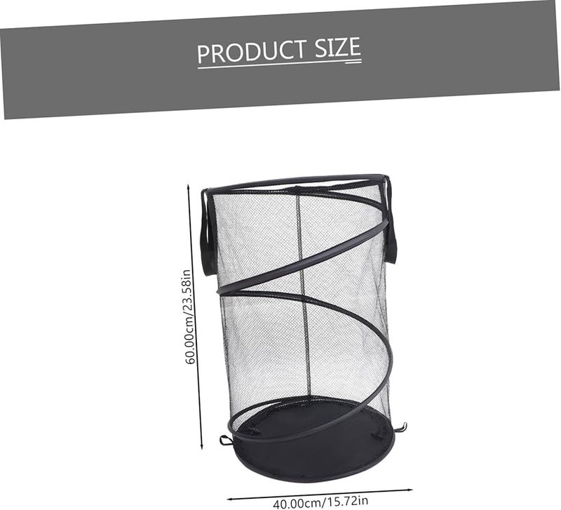 حقيبة غسيل كبيرة قابلة للطي بمقابض، سلة تخزين من البوليستر للمنزل، غرفة النوم، الحمام - Image 3