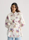 ليو جو White With Flowers