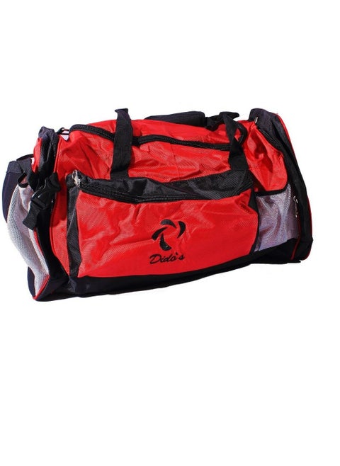 Large Sports Bag Red Black