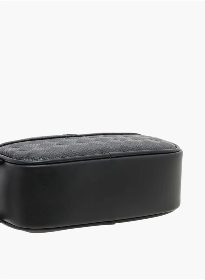 دوتشيني Textured Pouch with Zip Closure