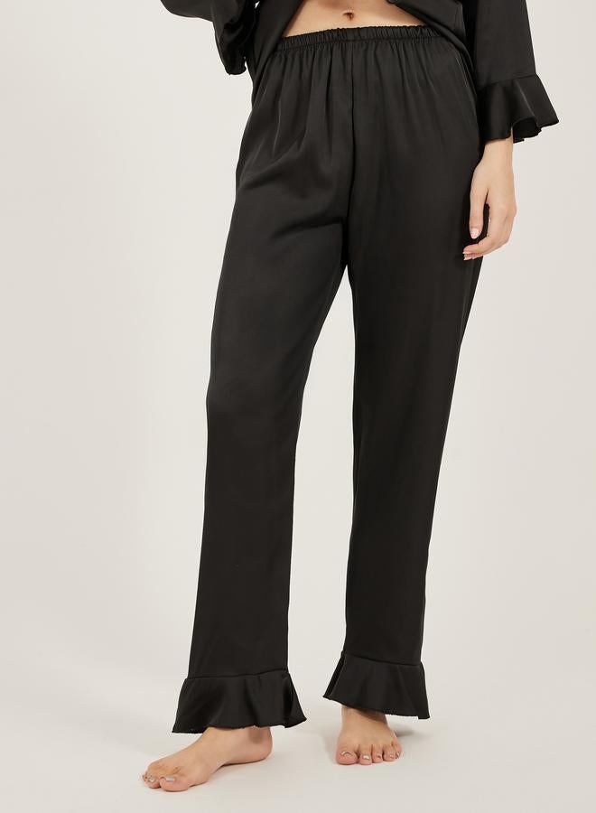 Styli Styli Satin Pajama Set with Butterfly Detail  - Image 5