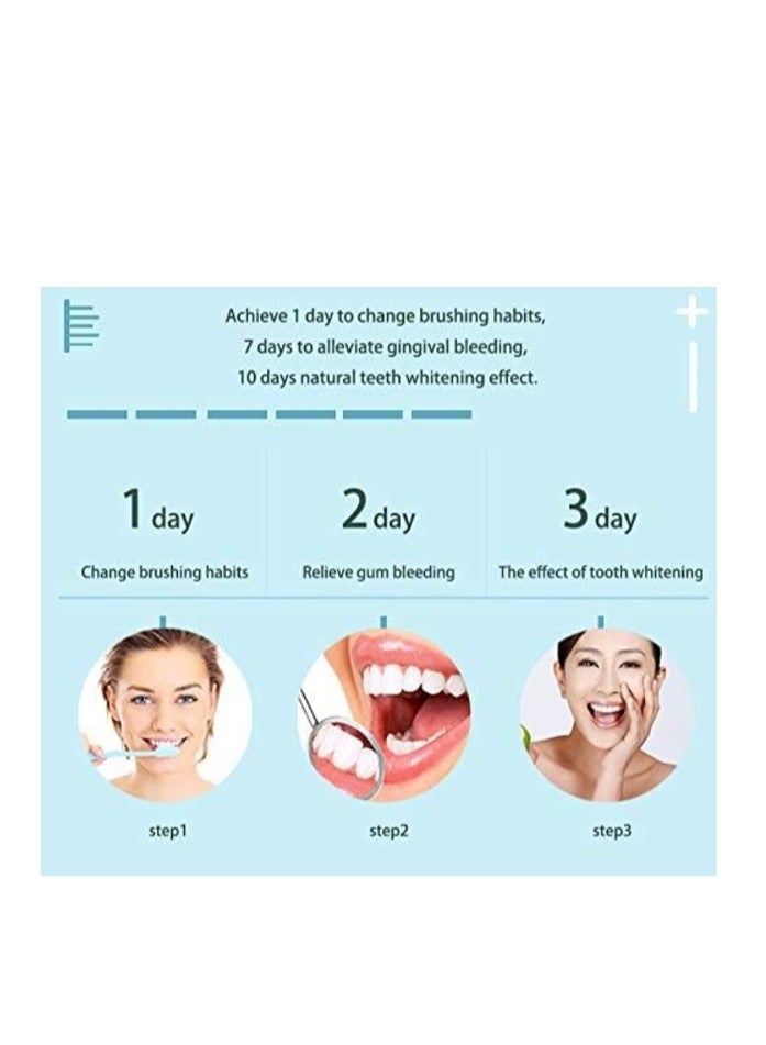 OASIS-TH Sonic Electric Toothbrush Rechargeable Ideal for Adults Children, 6 Optional Modes IPX7 USB Fast Charging Electric Ultrasonic Toothbrush With 2 Min BuildIn Timer & 4 Replacement Brush Heads White Color - Image 3