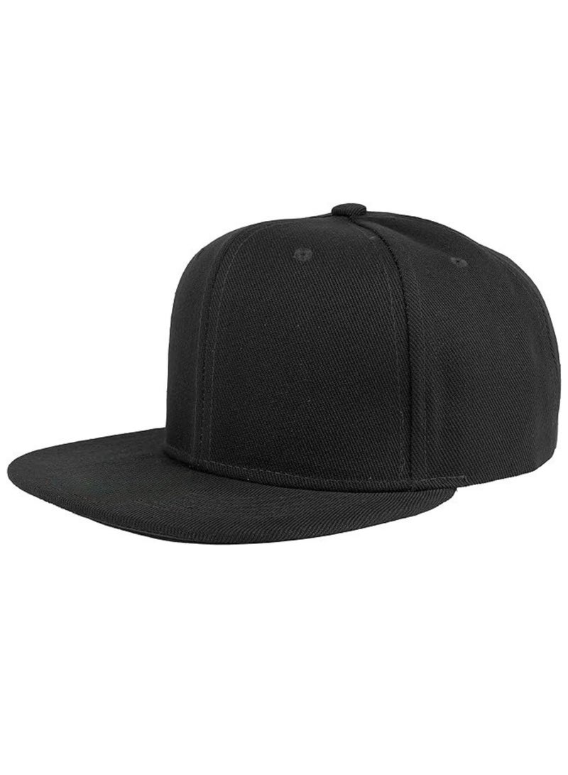 SARAOONT Snapback Flat Bim Hip-hop Hat Baseball Cap - Adjustable Unisex Dad Hat for Running, Workouts, and Outdoor Activities in All Seasons  - Image 1