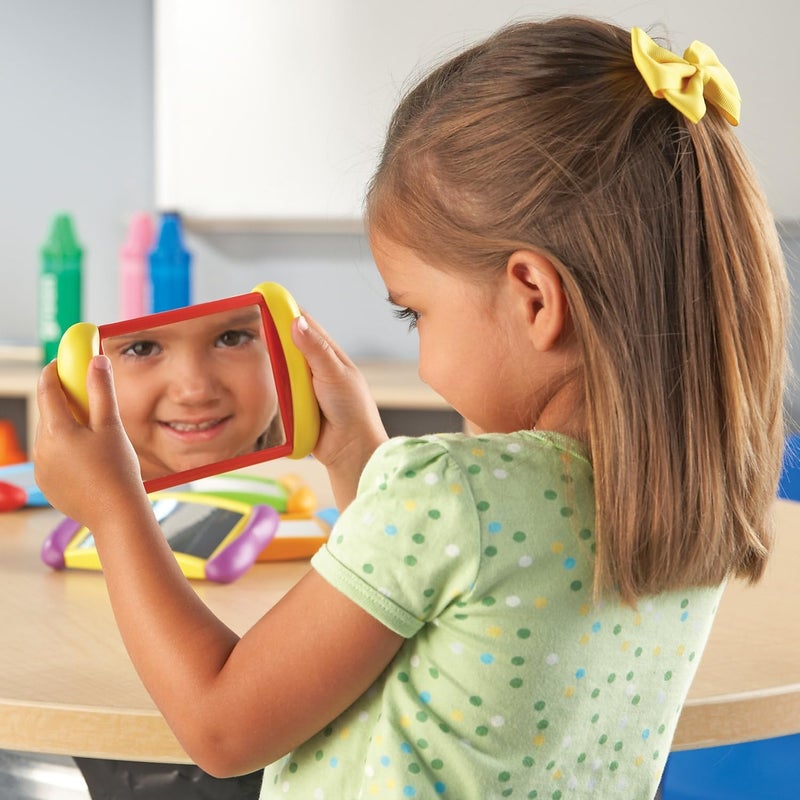 Learning Resources All About Me - 2-In-1 Mirrors, Set Of 6 - Image 2