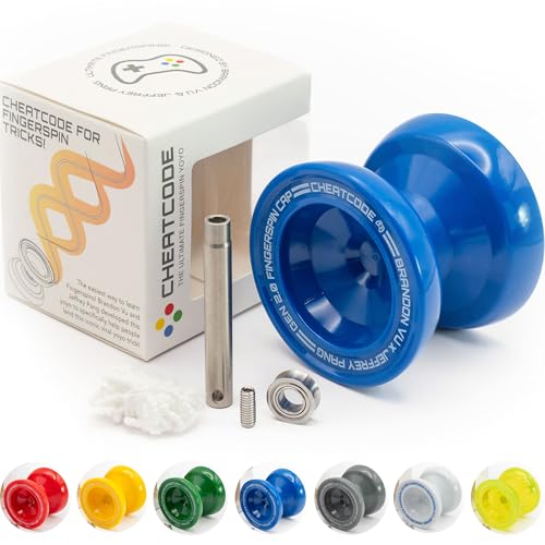 Cheatcode Yoyo by Brandon Vu | Master Fingerspin Tricks | A Responsive & Unresponsive Yo-yo for Kids, Teens & Adults | Great Yo Yo For Beginners | Extra Professional Ball Bearing Kit Included | Offset - Image 1