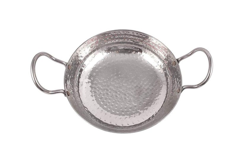 KITCHEN SHOPEE Sandwich Bottom Heavy Guage Stainless Steel Kadhai Cookware Deep kadai for Cooking 4500 ml - Image 2