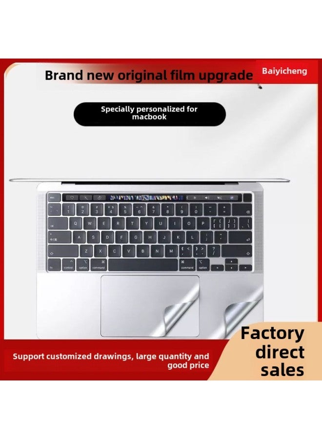 Suitable For Apple Macbookpro Film Full Set 2021 14-inch Mac13.3 Notebook Full Body Stickers-Color:Deep Space Gray (four-piece Set All-inclusive)-Size:a2941 - Image 2