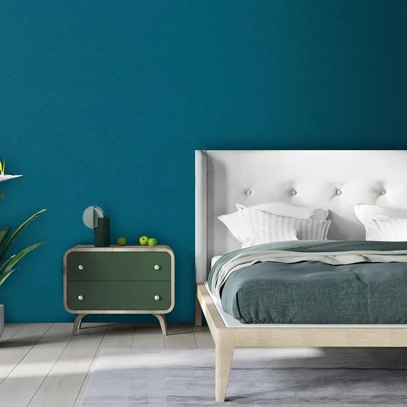 FOKRIM Green Wallpaper for Wall Sticker for Home,Office 45.5x305cm 14 SQFT Sticker Peel and Sticker Removable Self Adhesive Waterproof (Pack of 1) - Image 5