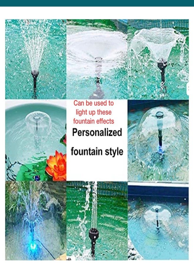 FLOJOY Asian Pumps & Machineries 18 LEDs Color Changing Ring Light Waterproof & Outside Ac 220V with 2 Pin Plug For Outdoor-Indoor Fountain Decoration/Pond/House Showpieces Fish Tank & Landscapes - Image 3