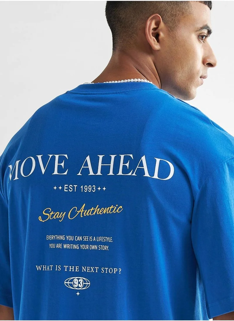 FAV Slogan Crew Neck T-Shirt