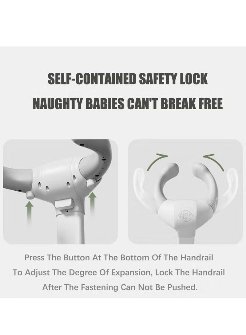 بيبي ستار حامل استحمام للأطفال قابل للطي – ارتفاع قابل للتعديل وتصميم مانع لتراكم الماء - Image 5