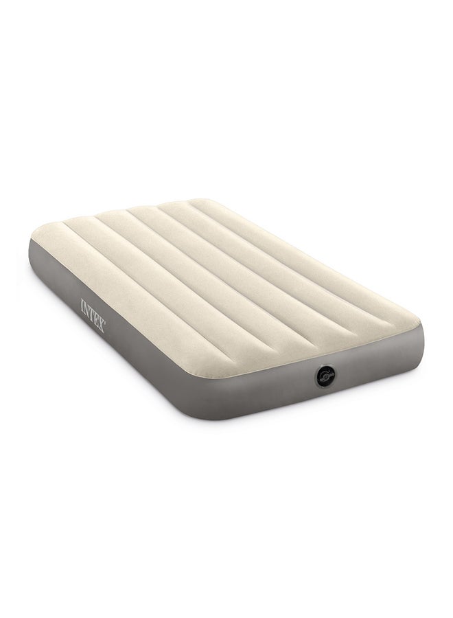 INTEX Dura Beam Series Single High Airbed Twin Size combination White/Grey - Image 1
