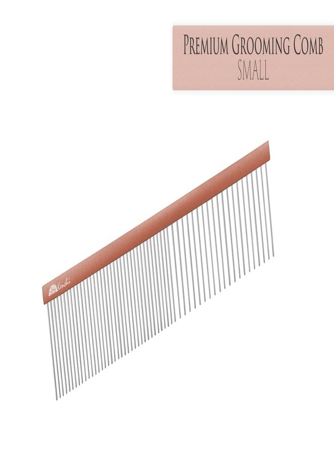 Kenchii Premium Satin Rose Gold Grooming Combs (Small) - Image 1
