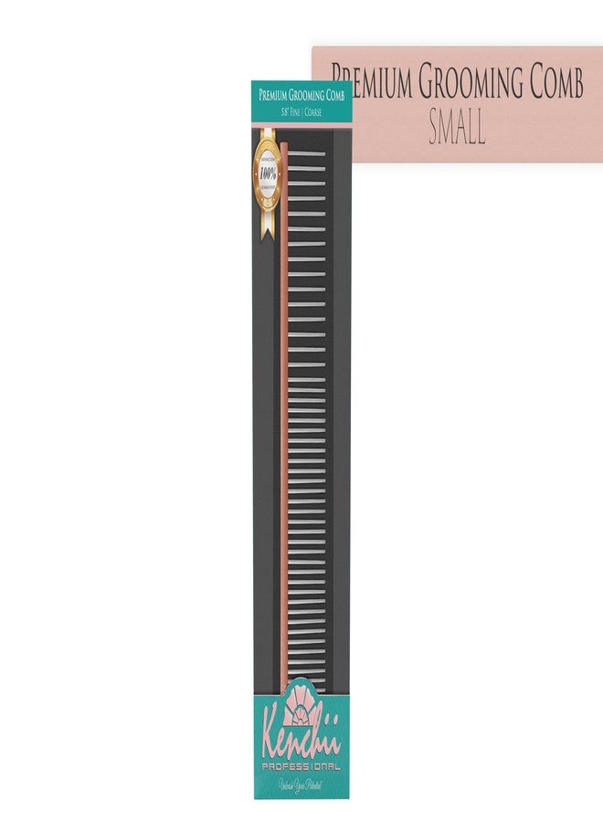 Kenchii Premium Satin Rose Gold Grooming Combs (Small) - Image 3