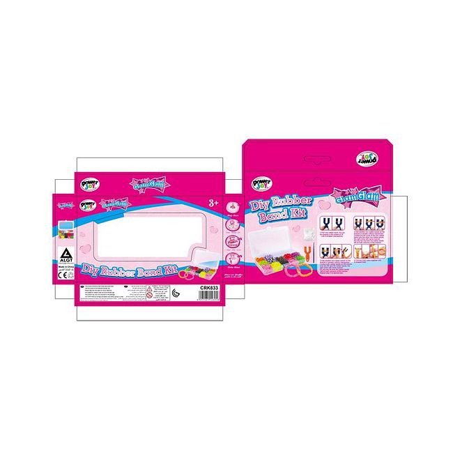 Power Joy مجموعة أربطة مطاطية من باور جوي جلام جلام، أطلق العنان للإبداع، أنشئ أنماط معقدة، مجموعة ملونة، 3 سنوات فما فوق - 15 قطعة - Image 3