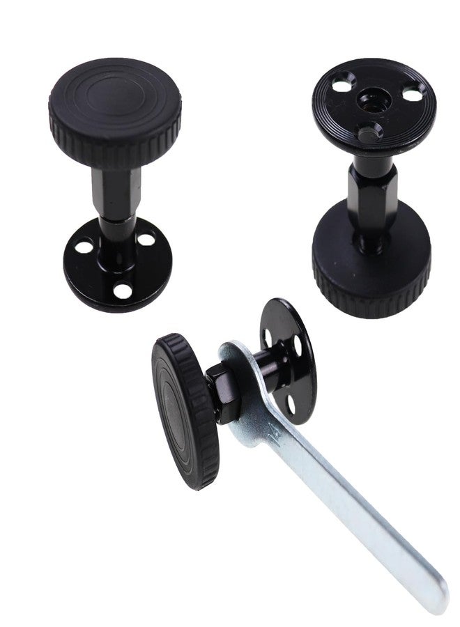 Nihfien 4PCS Bed Frame Anti-Shake Tool, 1.18-4.9Inch Adjustable Threaded Headboard Stoppers, Telescopic Support Stabilizer for Wall Bed Cabinet Sofa Table Furniture (30-124mm) - Image 4