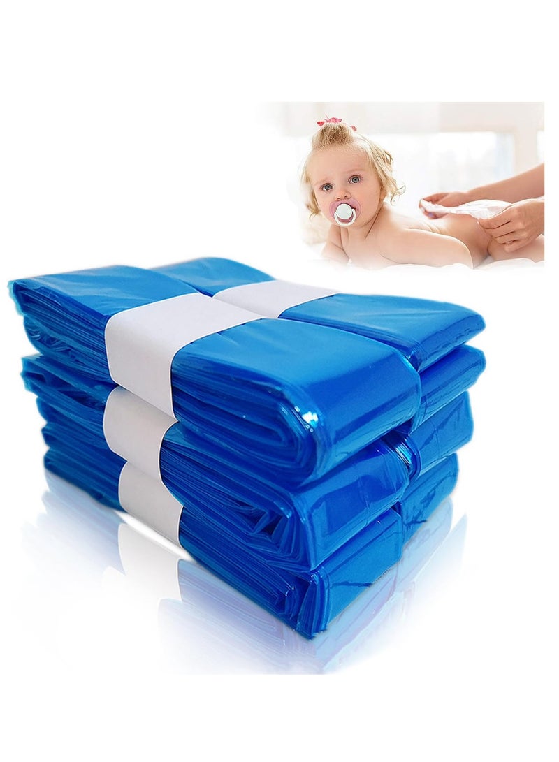 SYOSI 6 Pcs Nappy Bin Refills, Nappy Disposal Bags Compatible with Angelcare, Tommee Tippee and Spross Refill Cassettes, Maximum Capacity of 280 Nappies, Isolate Odors, Made of New PE Materials - Image 1