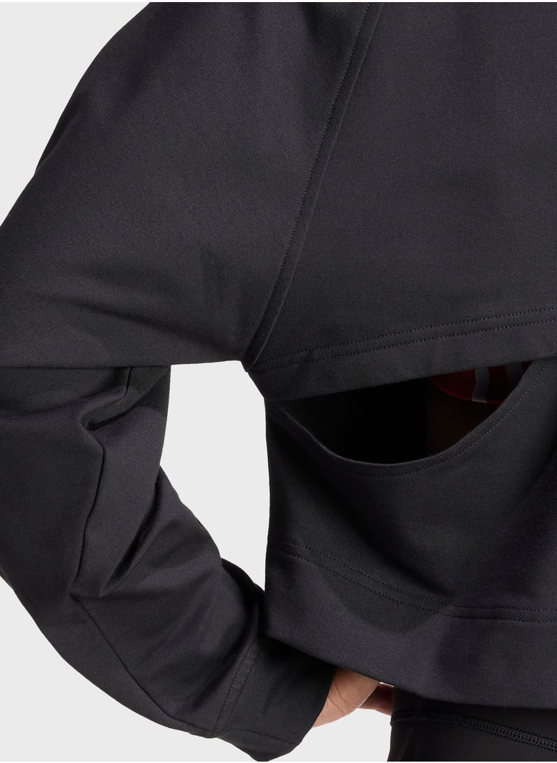 Adidas - Power Cover Up Sweatshirt - Image 1