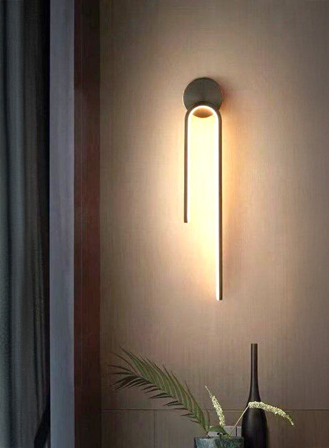  سبولكس سبولوكس للإضاءة العصرية، إضاءة جدارية، باللون الأسود، الطول ٦٠ سم، مناسبة لغرفة المعيشة وغرفة الطعام وغرفة النوم والحمّام - Image 1