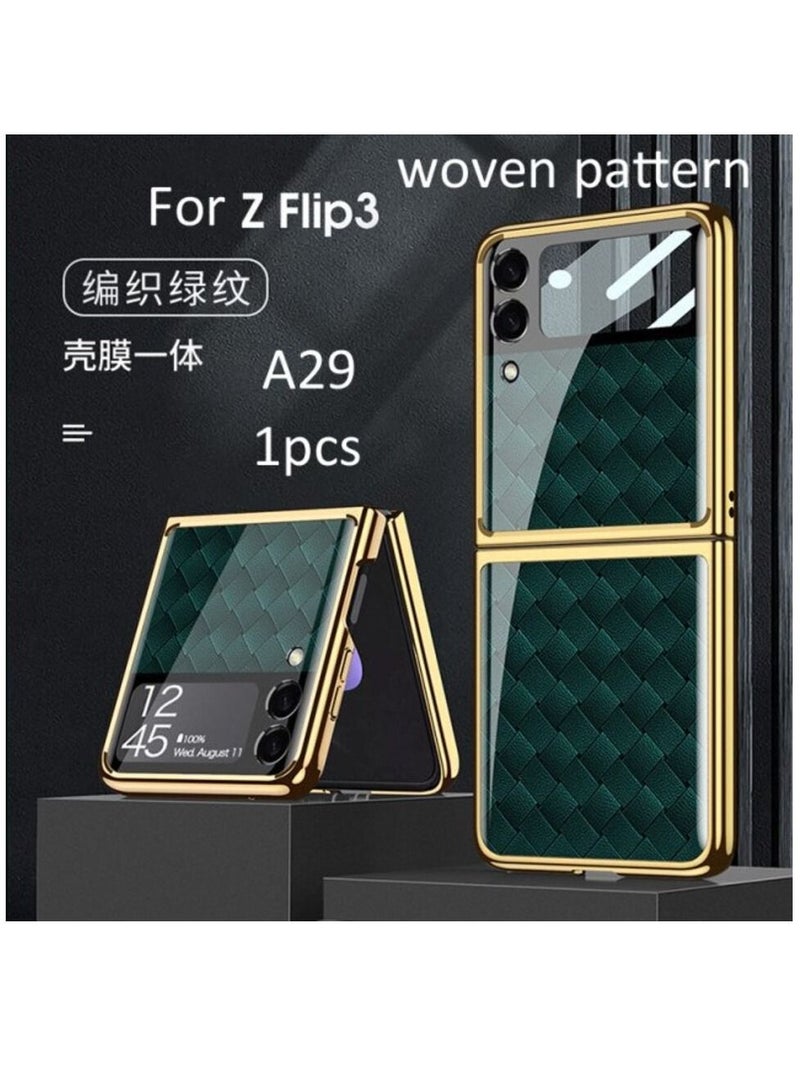 Fold Case For Samsung Galaxy Z Flip 3  Foldable Plaid 