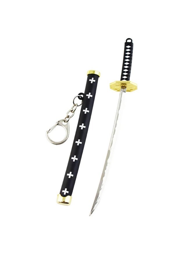 Generic SHAKTISM 15cm Mini ONE Piece Anime Zoro Mini Katana Sheathed Alloy, Collectible Toy Model, Anime Merchandise - 6inchcha (6inKatana_KT2)  - Image 2