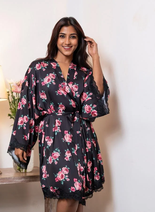 Aadaraya Aadaraya Night Robe Short