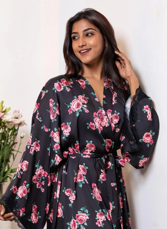 Aadaraya Aadaraya Night Robe Short