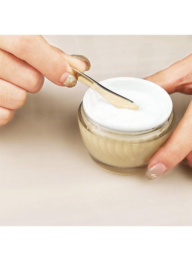 GOERTI 3Pcs Metal Makeup Spatula Mini Spoon and Eye Cream Massage Sticks Beauty Scoop for Facial Cosmetic Face Cream - Image 5