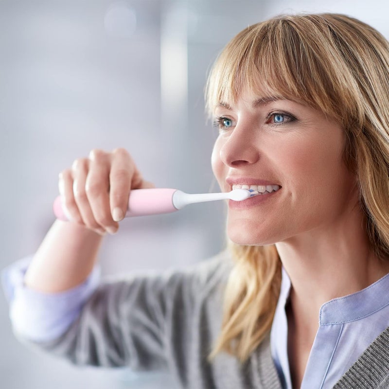 Sonicare رؤوس فرشاة فيليبس سونيكير أوبتيمال بلاك ديفينس البيضاء المتوافقة مع جميع مقبضات فيليبس سونيكير - 4 عبوات - Image 3