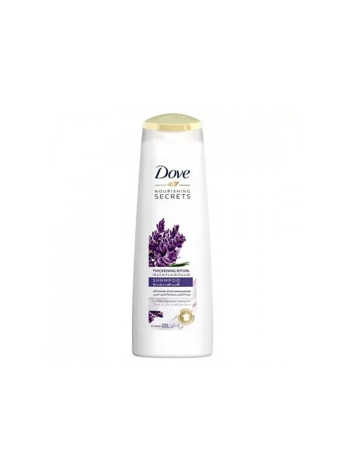 Dove Hair Shampoo 400ml with Lavender Oil and Rosemary Extract