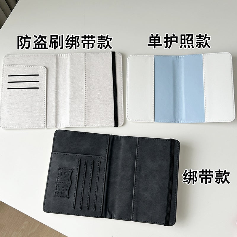 Ins Style Fresh Cat Passabet Holder Certificate Bag Protective Case Multi-Functional Card Bag Portable Storage For Overseas Travel - Image 3