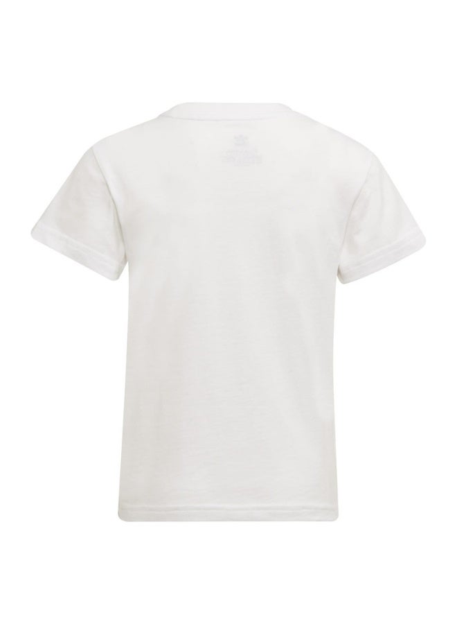Adidas adidas TREFOIL TEE White Originals Kids T-SHIRTS  - Image 2