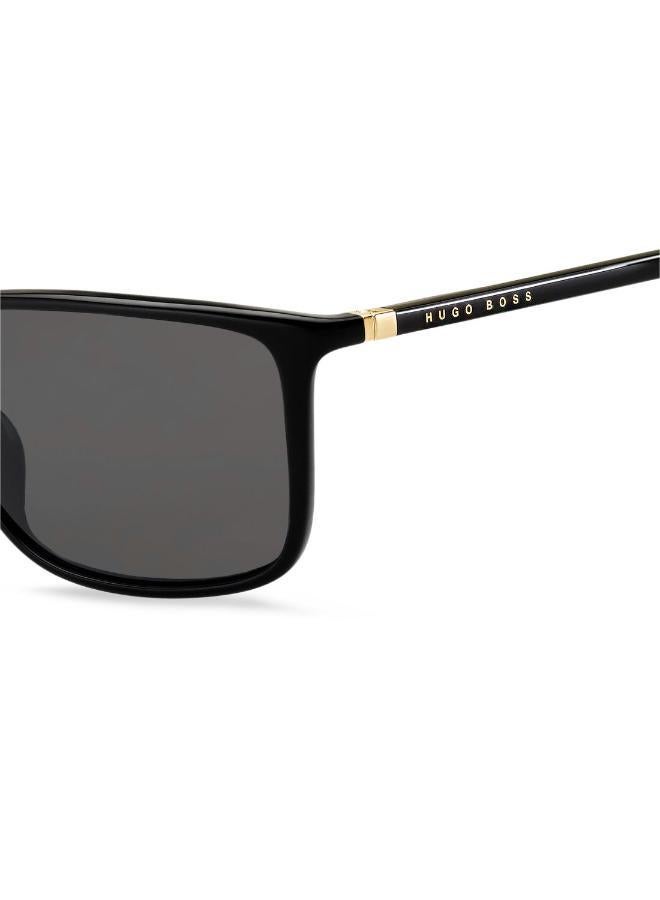 BOSS Men's UV Protection Sunglasses Boss 0665/S/It Black 42.5 - Lens Size: 57 Mm - Image 4