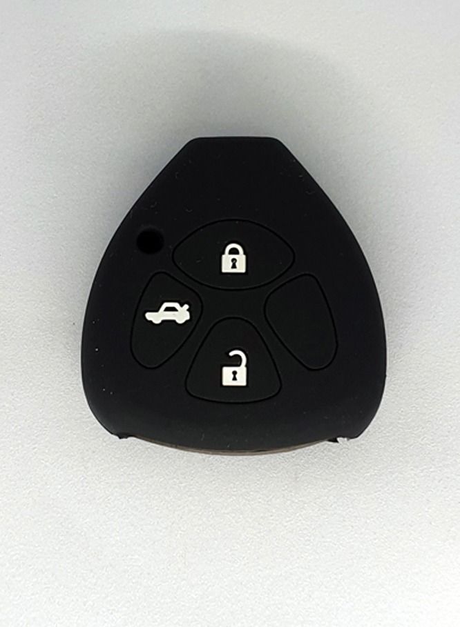 Service Zone غطاء مفتاح سيارة سيليكون 4 أزرار لتويوتا - Image 1