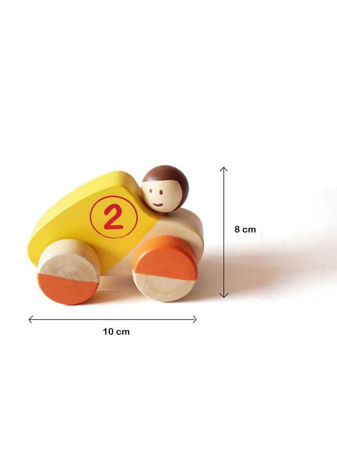 شومي مركبات شومي الخشبية - مجموعة من ٣ قطع (سنتان فأكثر) | متعددة الألوان | آمنة تمامًا للأطفال | ألعاب تظاهرية | لعبة تعليمية | ألوان غير سامة - Image 3