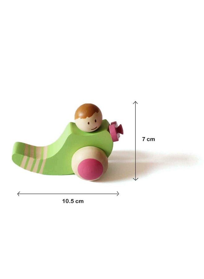 شومي مركبات شومي الخشبية - مجموعة من ٣ قطع (سنتان فأكثر) | متعددة الألوان | آمنة تمامًا للأطفال | ألعاب تظاهرية | لعبة تعليمية | ألوان غير سامة - Image 4