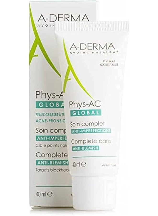 A-Derma Face Treatment, Infused With Oat Rhealba Plant Extract, Blemish Care & Mattifying, 210G - Image 1
