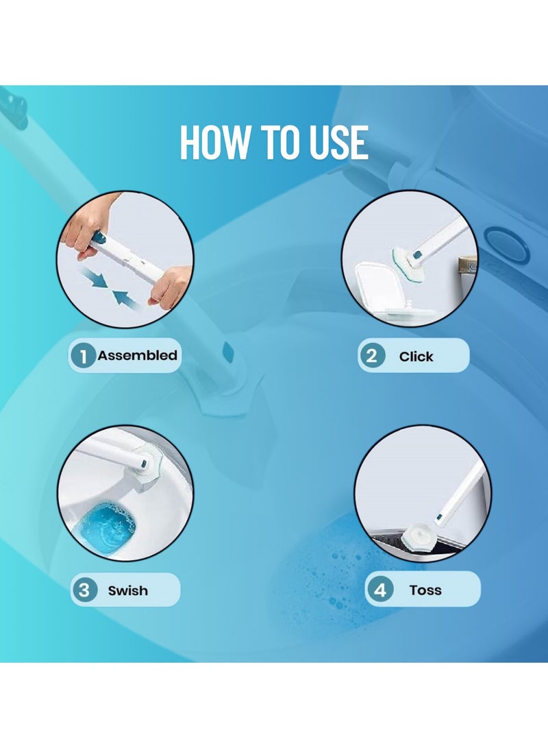 KLUX Toilet Cleaning Wand 40 Refills - Image 5