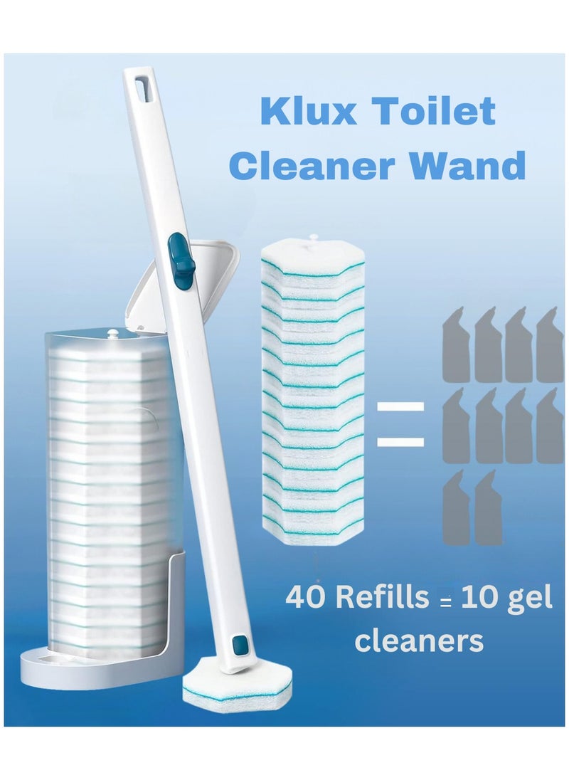 KLUX Toilet Cleaning Wand 40 Refills  - Image 4
