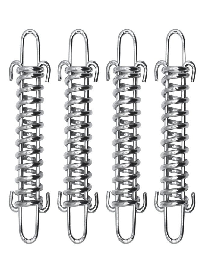 SUUJI Dog Leash Shock Absorbing Spring - 4 Pcs Dog Tie Out Shock Buffer Spring for Training Sun Shade Heavy Duty Steel Tent Rope Fixed Buckle Tensioner/Tightener Tightening for Outdoor Hiking Camping - Image 1